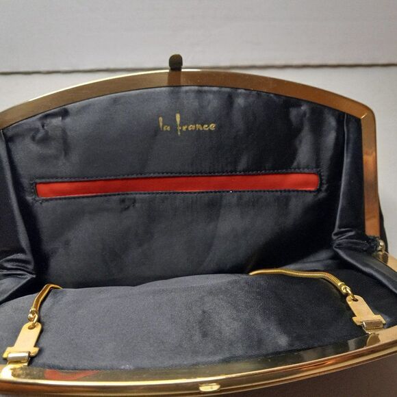 Vintage La France Tapestry Trim  Clutch - Picture 4 of 9